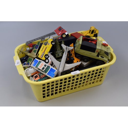 489 - Collection of Various Diecast Model Vehicles to Include Matchbox and More, Playworn