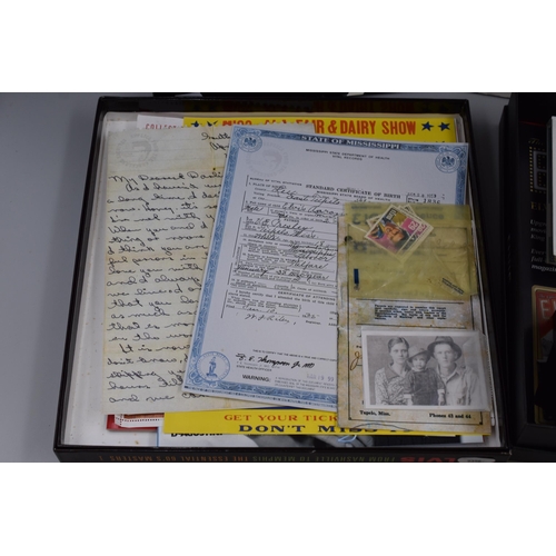 445 - Selection of Elvis Memorabilia including Copies of Official Documents, DVD's, Elvis Man & Myth B... 