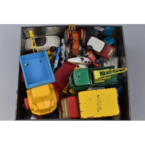 493 - Collection of Various Diecast Model Vehicles to Include Diny Field Marshal Tractor No 301, Matchbox ... 