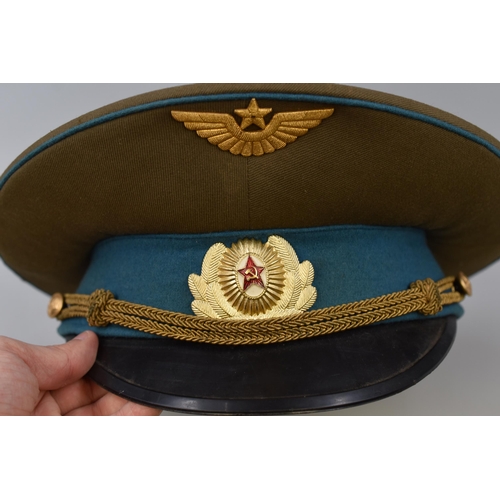 228 - Soviet Air Force Officer's Visor Hat