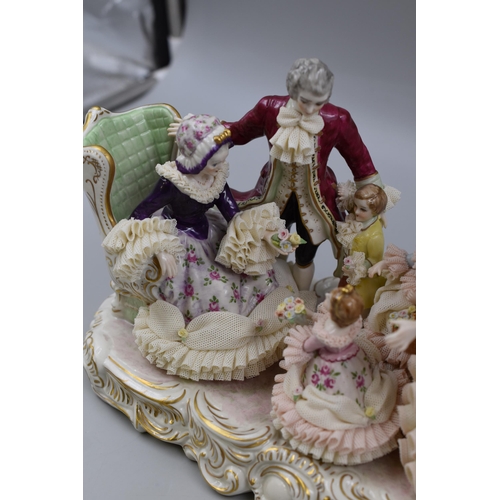 240 - Irish Dresden 'Grandmother's Birthday' Figurine (20