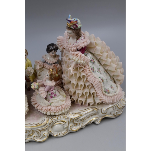 240 - Irish Dresden 'Grandmother's Birthday' Figurine (20