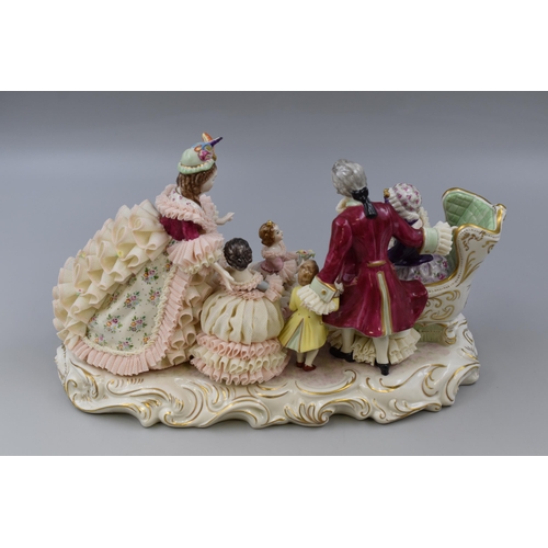 240 - Irish Dresden 'Grandmother's Birthday' Figurine (20