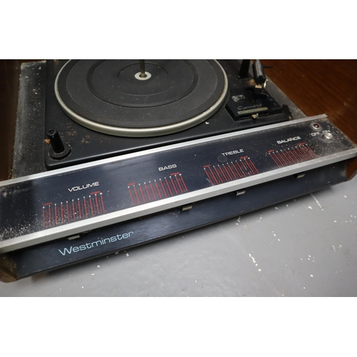 451 - Westminster Record Player (Powers On When Tested)