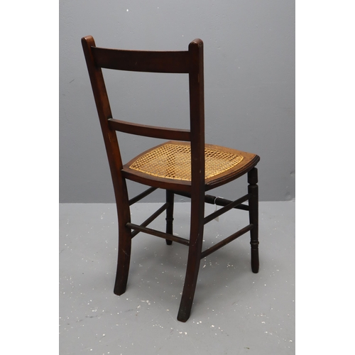 512 - Edwardian Cane Seated Chair (35