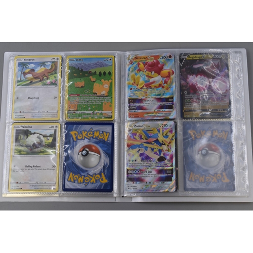 349 - A Binder of 71 Pokémon Cards from the Set Crown Zenith. Some Full Art Cards, Holo Cards, Reve... 