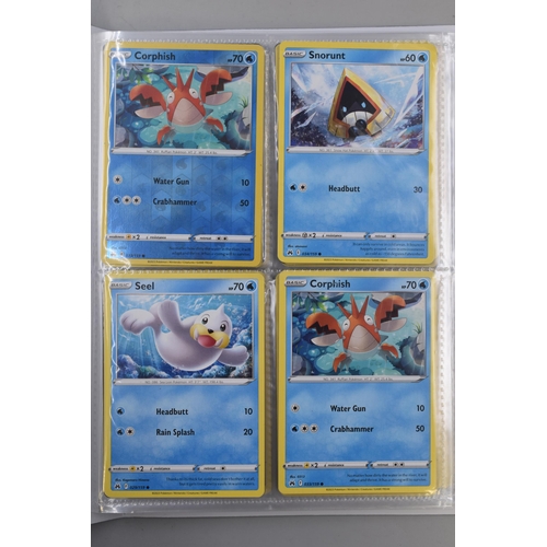 349 - A Binder of 71 Pokémon Cards from the Set Crown Zenith. Some Full Art Cards, Holo Cards, Reve... 