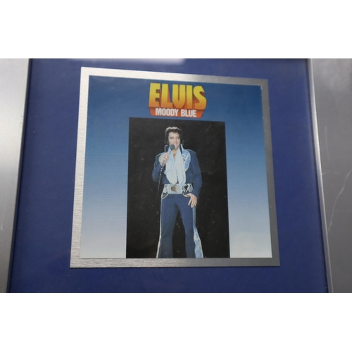 564 - Limited Edition (260 of 1500) Presentation of Elvis Presley's Best Selling Album Moody Blue in Frame... 