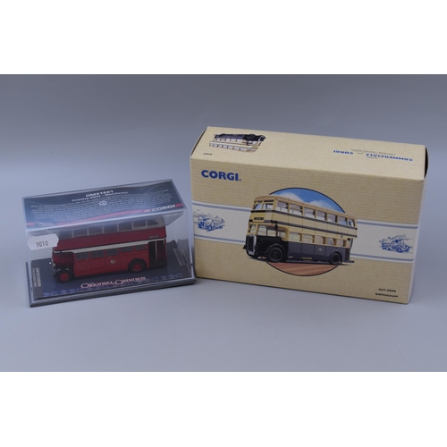 360 - Two Limited Edition Corgi Die-Cast Model Buses To Include, Corgi ( The Original Omnibus ) OOC Crossl... 