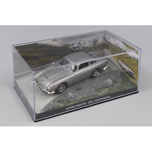 362 - 2006 GE Fabbri ltd 007 Goldfinger Aston Martin DB5 die-cast model car 1:43 scale