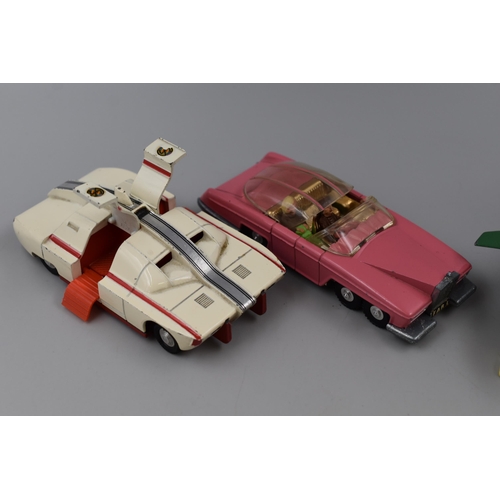 364 - Dinky: Three Models Depicting Cult TV Programmes Thunderbirds and Captain Scarlett to Include Thunde... 