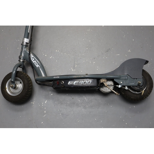 547 - Grey Razor Electric Scooter. No Postage