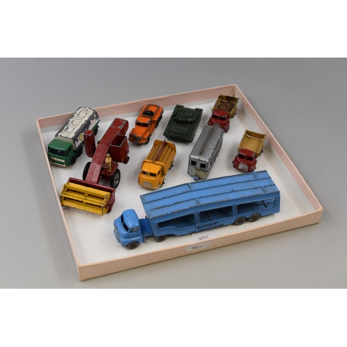 368 - Collection of Vintage Matchbox/Lesney Metal Model Vehicles to Incude ' Matchbox' Car Transporter, Co... 