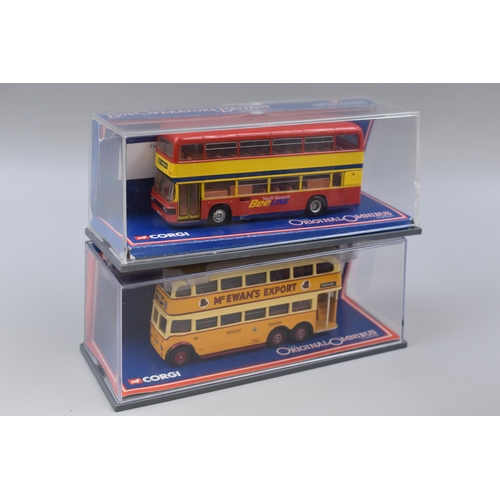 475 - Five Corgi Limited Edition Bus Operators in Britain 1:76 Scale Die Cast Buses To Include Stagecoach ... 