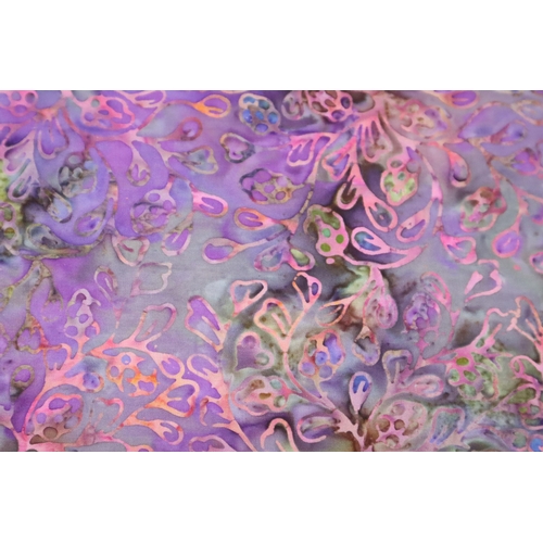 578 - Three reems of Good Quality Material to include Approx 8ft of Pink and White leaf pattern, Approx 7f... 