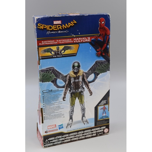 477 - A Marvel Spider-Man Homecoming Vulture Action Figure, In Original Box (Working). Damage To Box