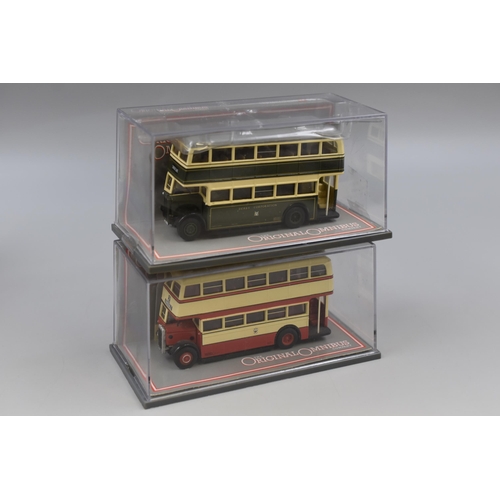 481 - Five Collectable Corgi Original Omnibus Limited Edition 1:76 Scale Die Cast Buses. Includes Sunbeam ... 