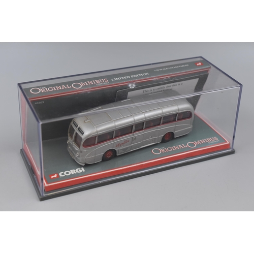 481 - Five Collectable Corgi Original Omnibus Limited Edition 1:76 Scale Die Cast Buses. Includes Sunbeam ... 