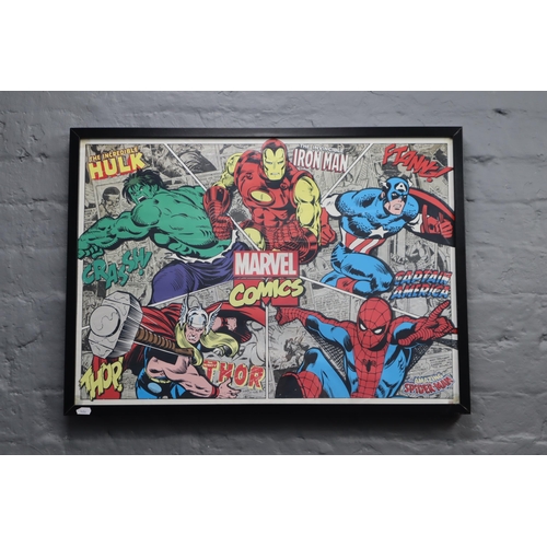 373 - Marvel Comics Poster in a Hanging Frame (28