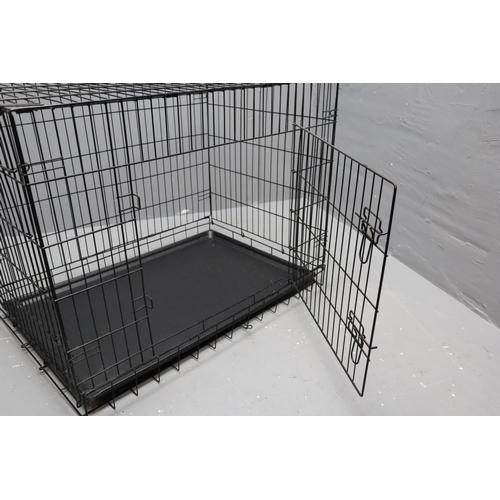 586 - Two Dog Cages, One Medium/Large and The Other Large