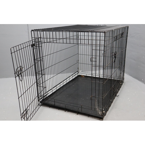 586 - Two Dog Cages, One Medium/Large and The Other Large