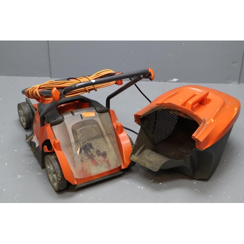 562 - Flymo Chevron 34VC Lawnmower (Powers On When Tested). No Postage