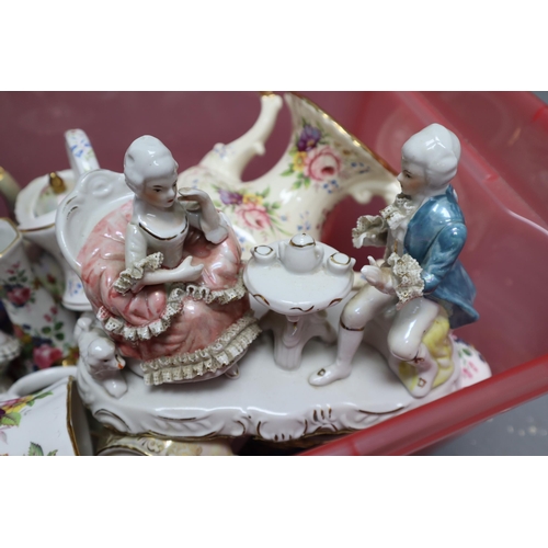 712 - Large Selection of Ceramics to Include Teapots, Sugar Bowls, Milk Jugs, Small Trinket Box and More (... 