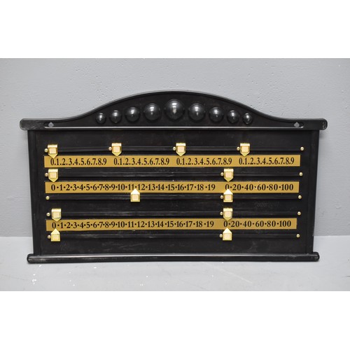 309 - Wall Mounted Snooker / Billiard Scoreboard