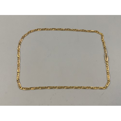 59 - Gold 375 (9ct) Figaro Necklace (18