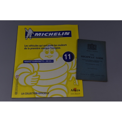 389 - Official Michelin Renault Fourgonette Number 11 catalogue and a Rare 1935 Highway Code Book