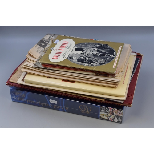 394 - Collection of Royal Items to include a Sealed M&S Jigsaw, a 1953 Royal Tour of the Commonwealth ... 