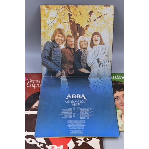 431 - Five Vinyls to Include Abba Greatest Hits, Ireland's Fight For Freedom, The Spinning Wheel and Other... 