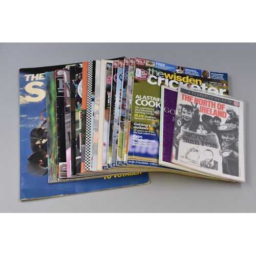 661 - A Selection of Collectable Magazines To Include Doctor Who, Roadracing, Wisden Cricketer, And More