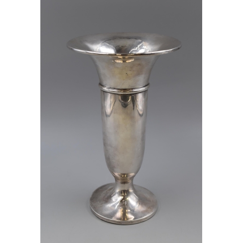 7 - Hallmarked Silver Trumpet Vase (6