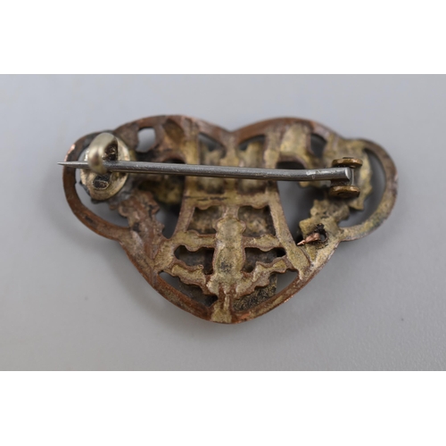 34 - A WWI Battle of Somme Sweetheart Badge