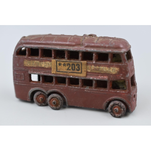 295 - Three Vintage Pre-War Metal Models to Include, Taylor & Barrett Trolley Bus, Dinky Caravan and D... 