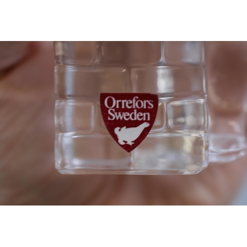 204 - Orrefors of Sweden Lead Crystal Chimney Sweep Figure