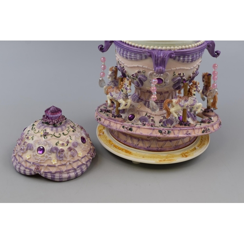 300 - Lavender Shudehill Carousel Globe (A/F) (10