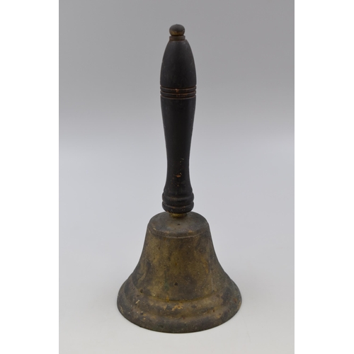 308 - Vintage Wood Handled School Bell