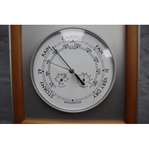 319 - Wall Mounted Barometer, Hygrometer, and Thermometer (8.5