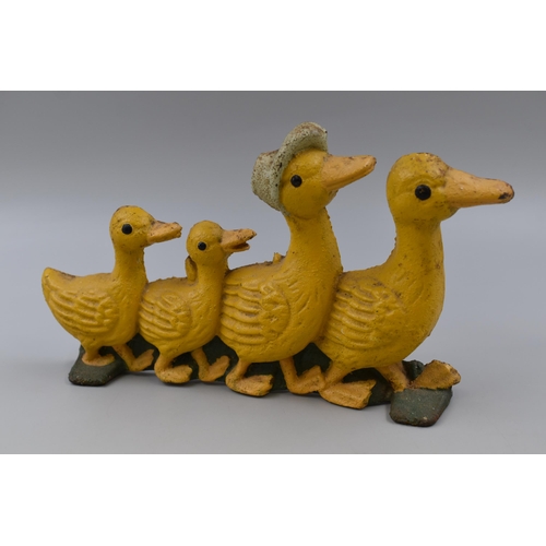 325 - Cast Metal Duck themed Door Stop (12