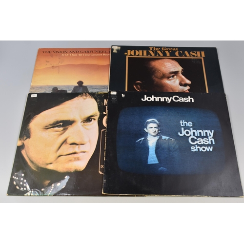 466 - Collection of Nine Vinyl LP's by 1960's Artists, To Include Johnny Cash, Nat King Cole, Tony Christi... 