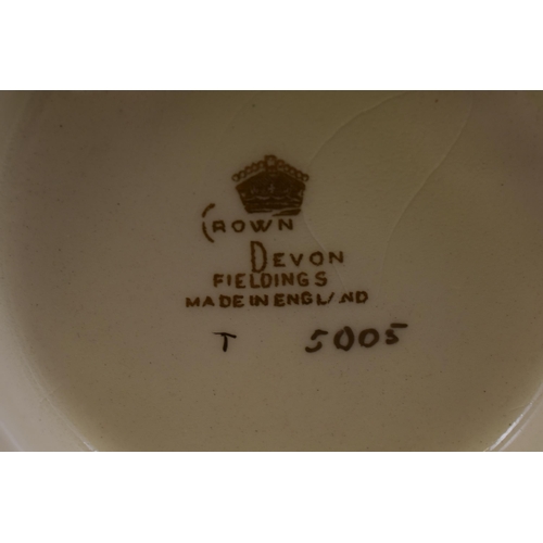 220 - Two Ceramic Planters To Include Old Tupton Ware Moorcroft Style Roses Planter, And Crown Devon. Tall... 