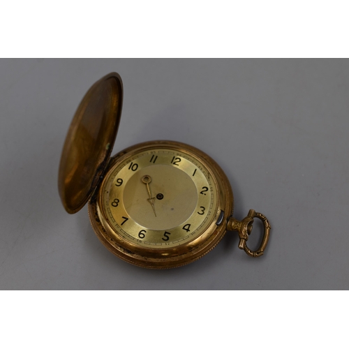 73 - A Vintage Brass Pocket Watch (AF)