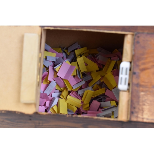 336 - A Wooden Handbuilt Tombola/Raffle Drum, Approx 11.5