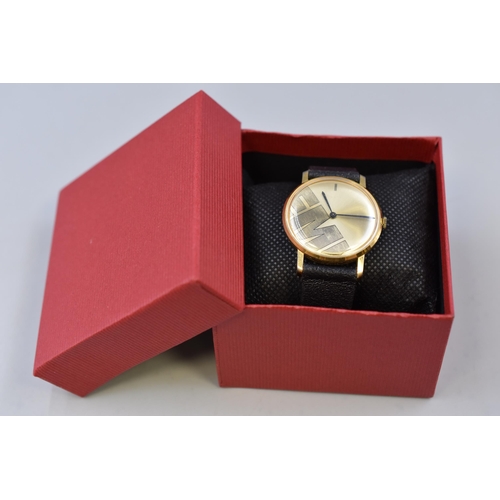 78 - A Rare EMI 1964 17 Jewels Commemorative Gent's Mechanical Watch, In Presentation Box