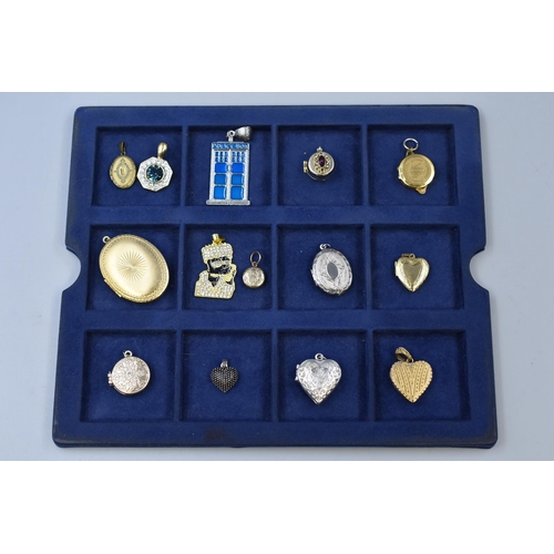 80 - A Selection of Mostly Locket Pendants