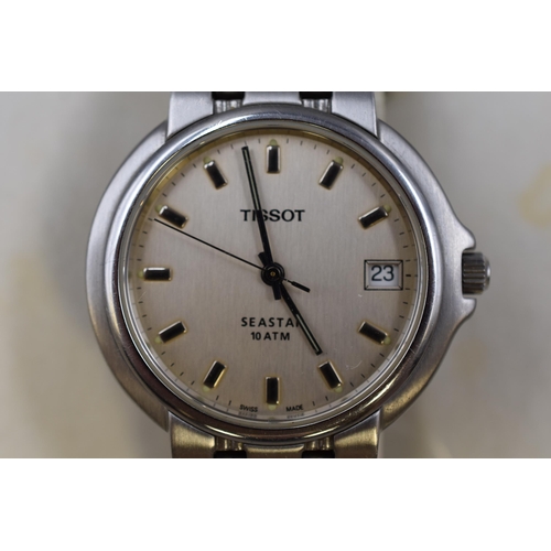 85 - Tissot Seastar Quartz Gents Watch complete with Box and Paperwork (Working)