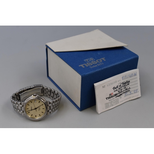 85 - Tissot Seastar Quartz Gents Watch complete with Box and Paperwork (Working)