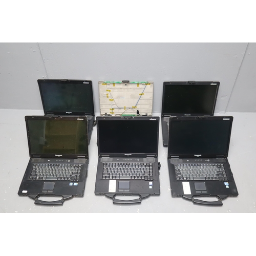 486 - Selection of Panasonic Toughbook CF-52 Laptops (Untested)